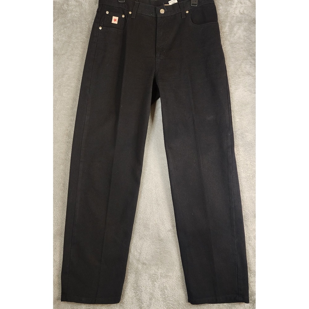 Rockies Jeans Womens Juniors Size 17 R Black High Waisted Western Vintage